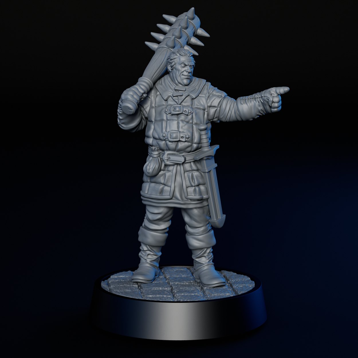 Bandit Enforcer miniature, front view