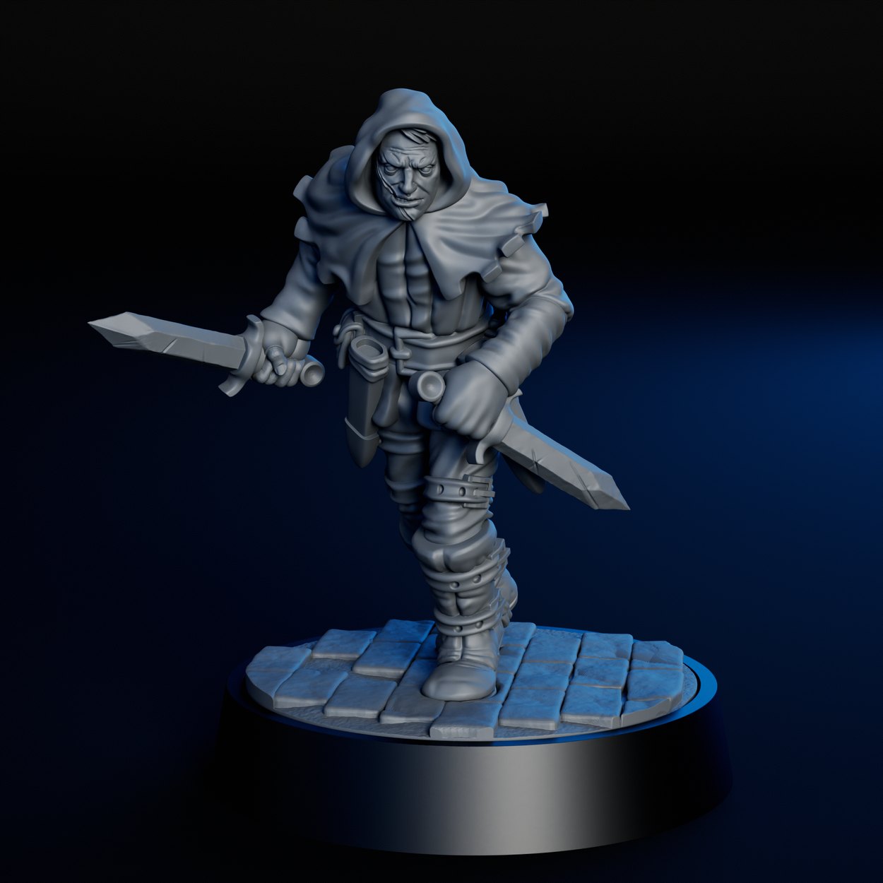 Rogue Bandit miniature, front view